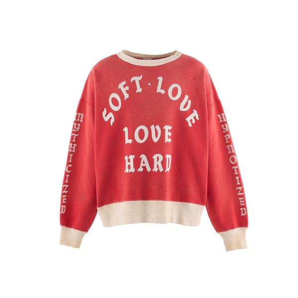 SAINT Mxxxxxx CREW NECK SWEAT SHIRTS ' SOFT LOVE  ' / Saint Michael