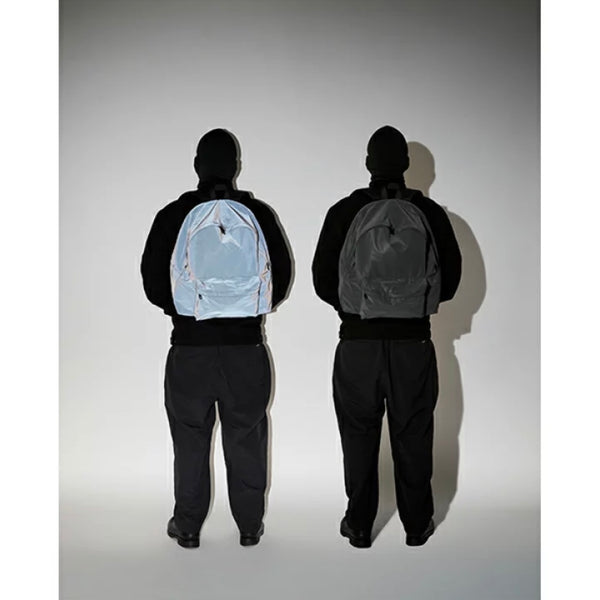 [ FINAL ONE ! ] PA‑0057 BLACK REFLECTIVE BACKPACK / PACKING