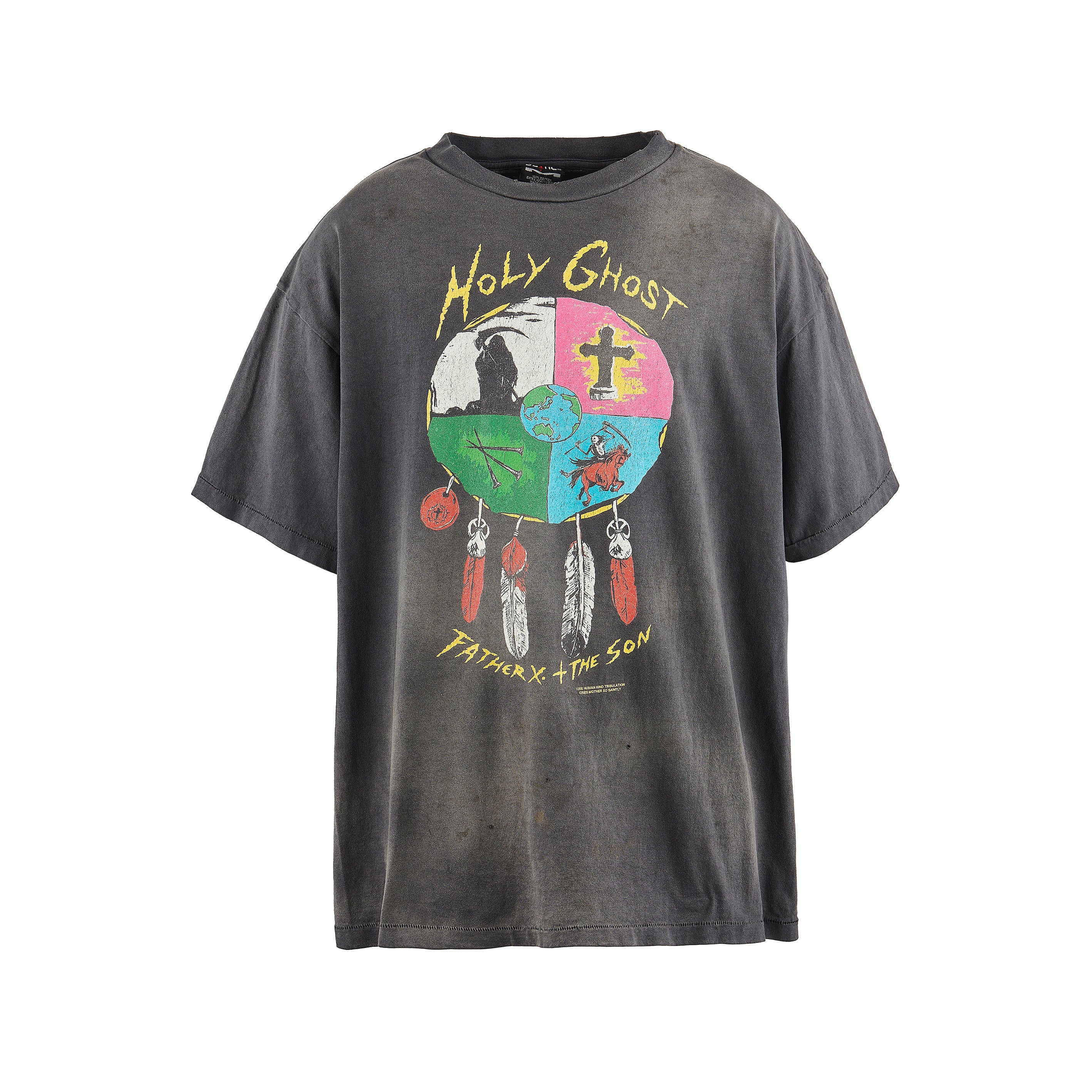 SAINT MICHAEL x LASTMAN SHORT SLEEVE T-SHIRTS ' HOLY GHOST