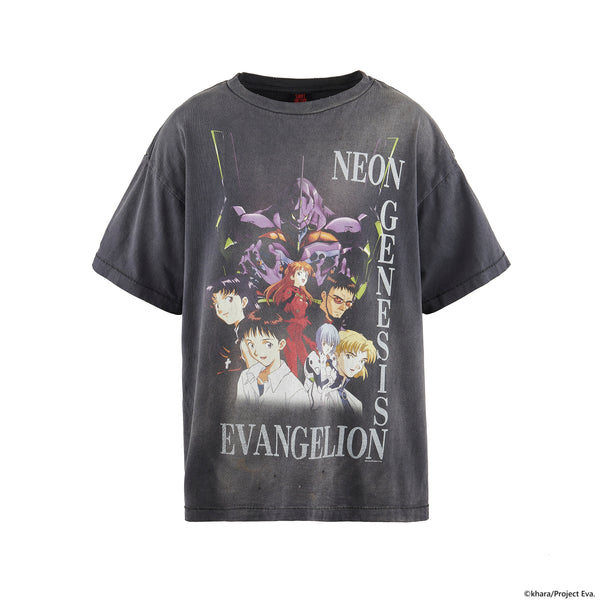SAINT MICHAEL x EVANGELION SHORT SLEEVE T-SHIRT ' NEON GNSIS ' -COLLABORATION- / Saint Michael