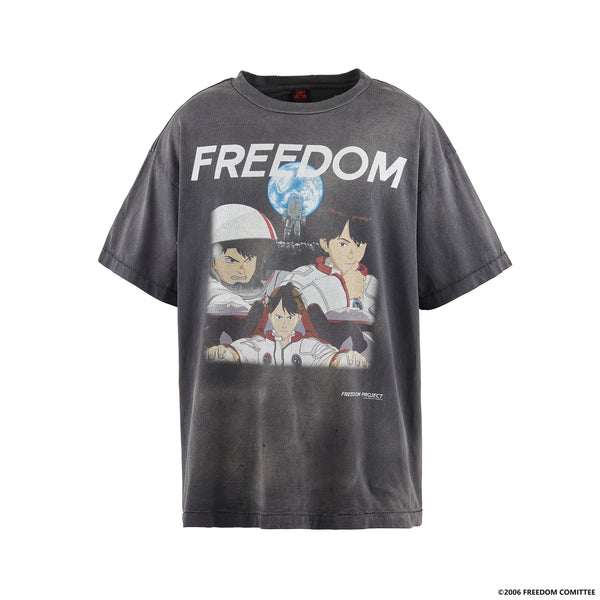 SAINT MICHAEL x FREEDOM SHORT SLEEVE T-SHIRTS ' FREEDOM ' -COLLABORATION-/ Saint Michael