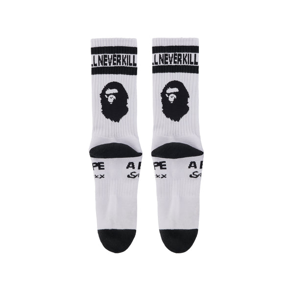 SAINT MICHAEL x BAPE® SOCKS ' APE ' -COLLABORATION- / Saint Michael