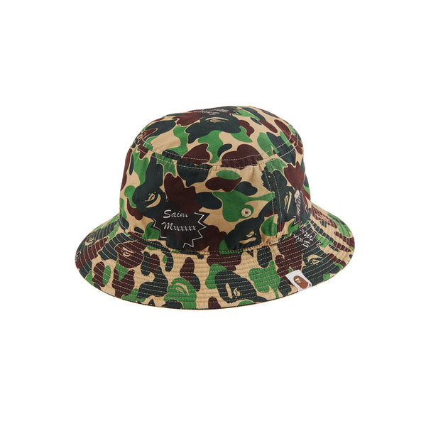 SAINT MICHAEL x BAPE® BUCKET HAT ' ST APE ' -COLLABORATION-/ Saint Michael