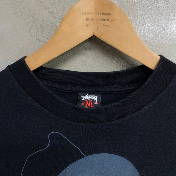 [ ONLY ONE ! ] USED STUSSY SHORT SLEEVE SHIRT “ SKULL WITH JEWELRY “  / USED STREET