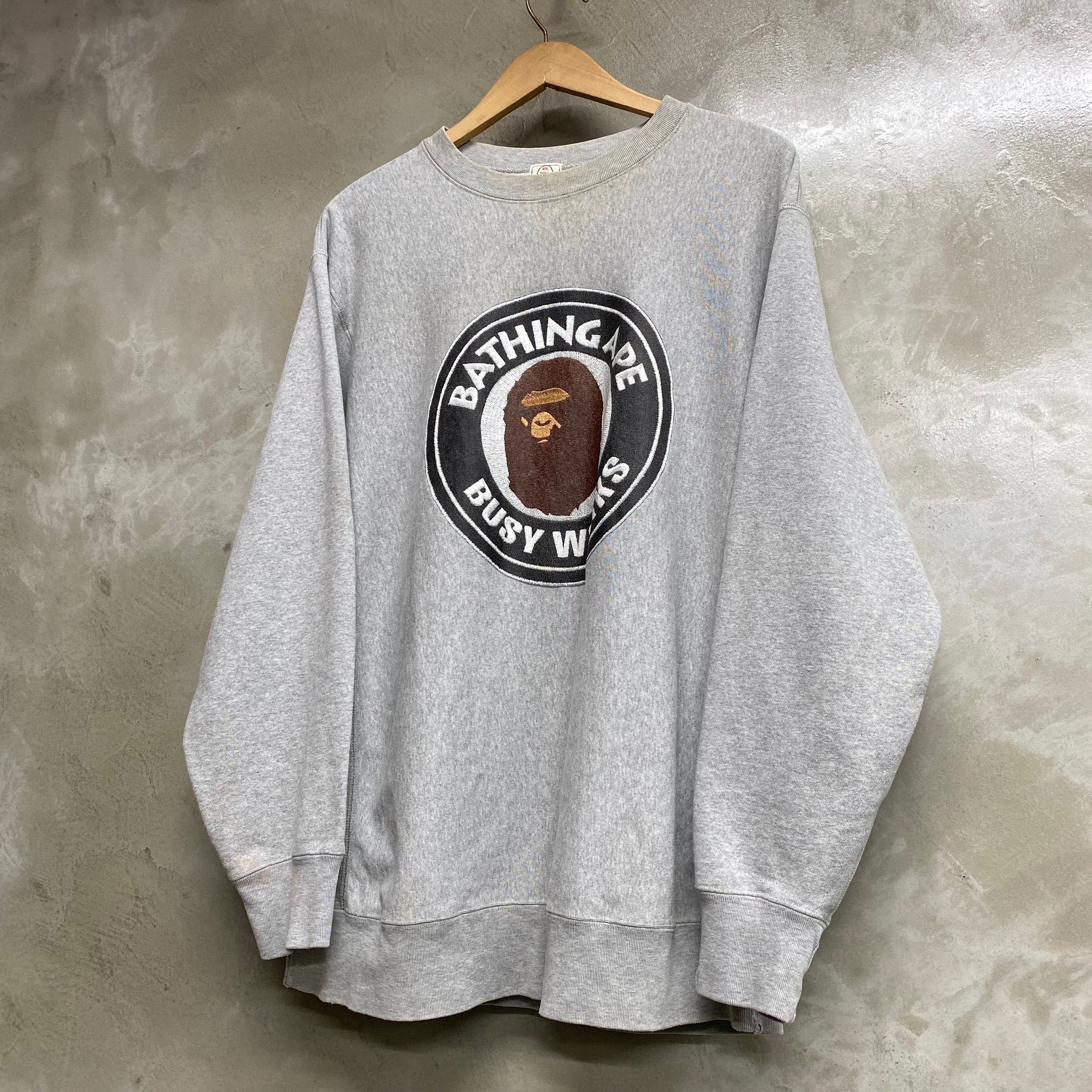[ USED ] A BATHING APE SWEAT SHIRT ‘ CIRCLE LOGO ’ / STREET ARCHIVE PIECES