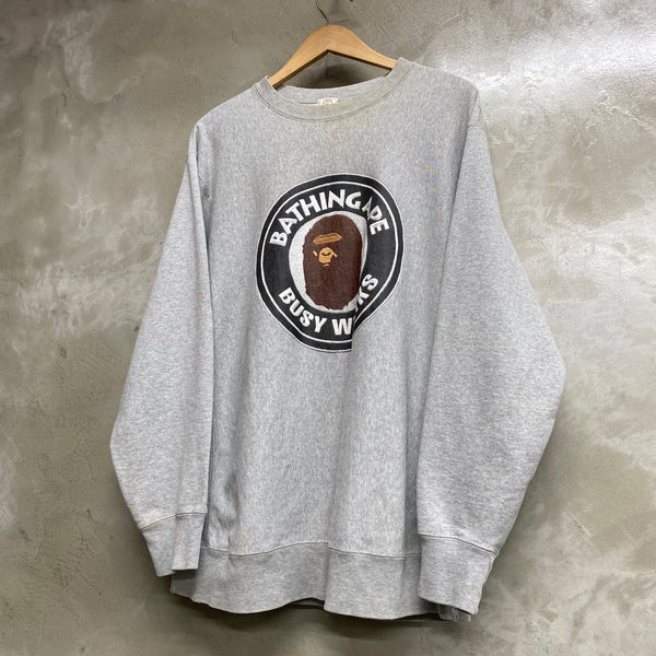 [ USED ] A BATHING APE SWEAT SHIRT ‘ CIRCLE LOGO ’ / USED STREET