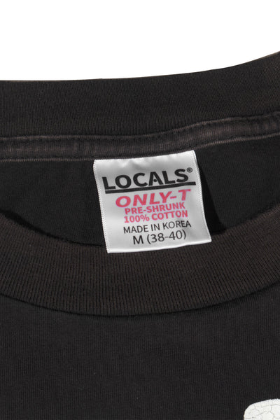 LOCALS ONLY Skeleton T-shirt (Faded black)  / LOCALS ONLY