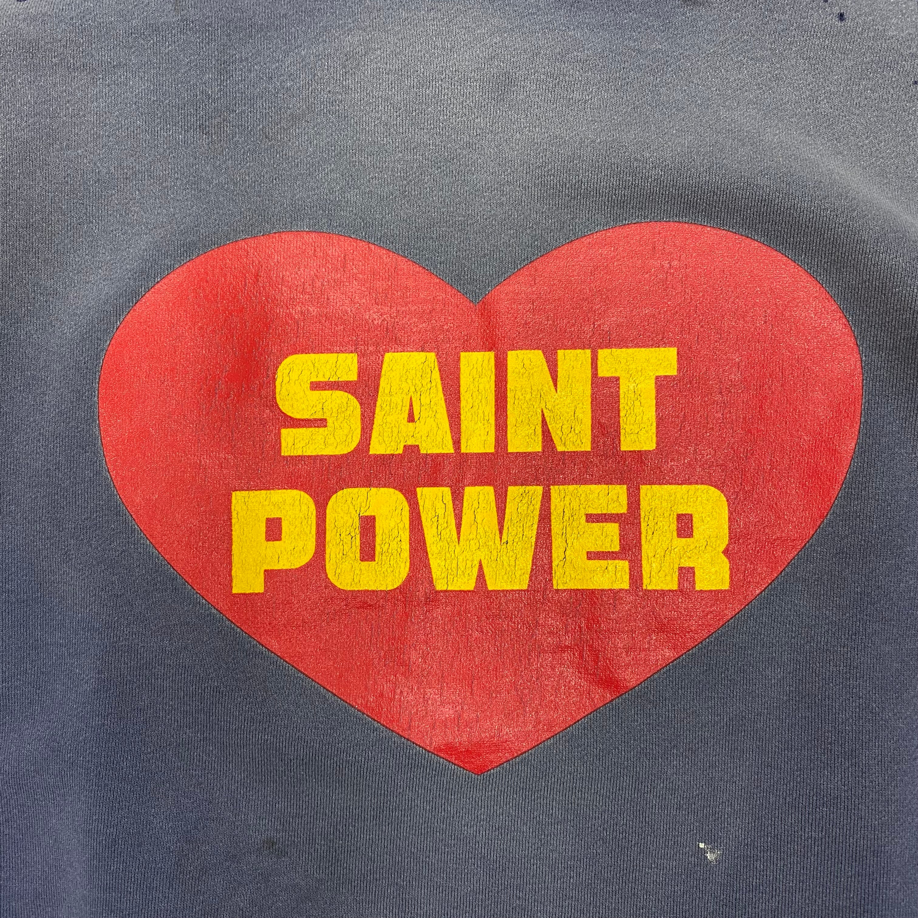 SAINT Mxxxxxx CREW NECK SWEAT SHIRTS “ SAINT POWER “ / Saint Michael