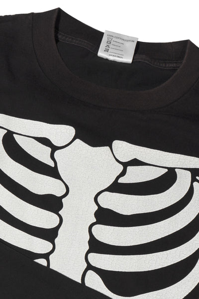 LOCALS ONLY Skeleton T-shirt (Faded black)  / LOCALS ONLY