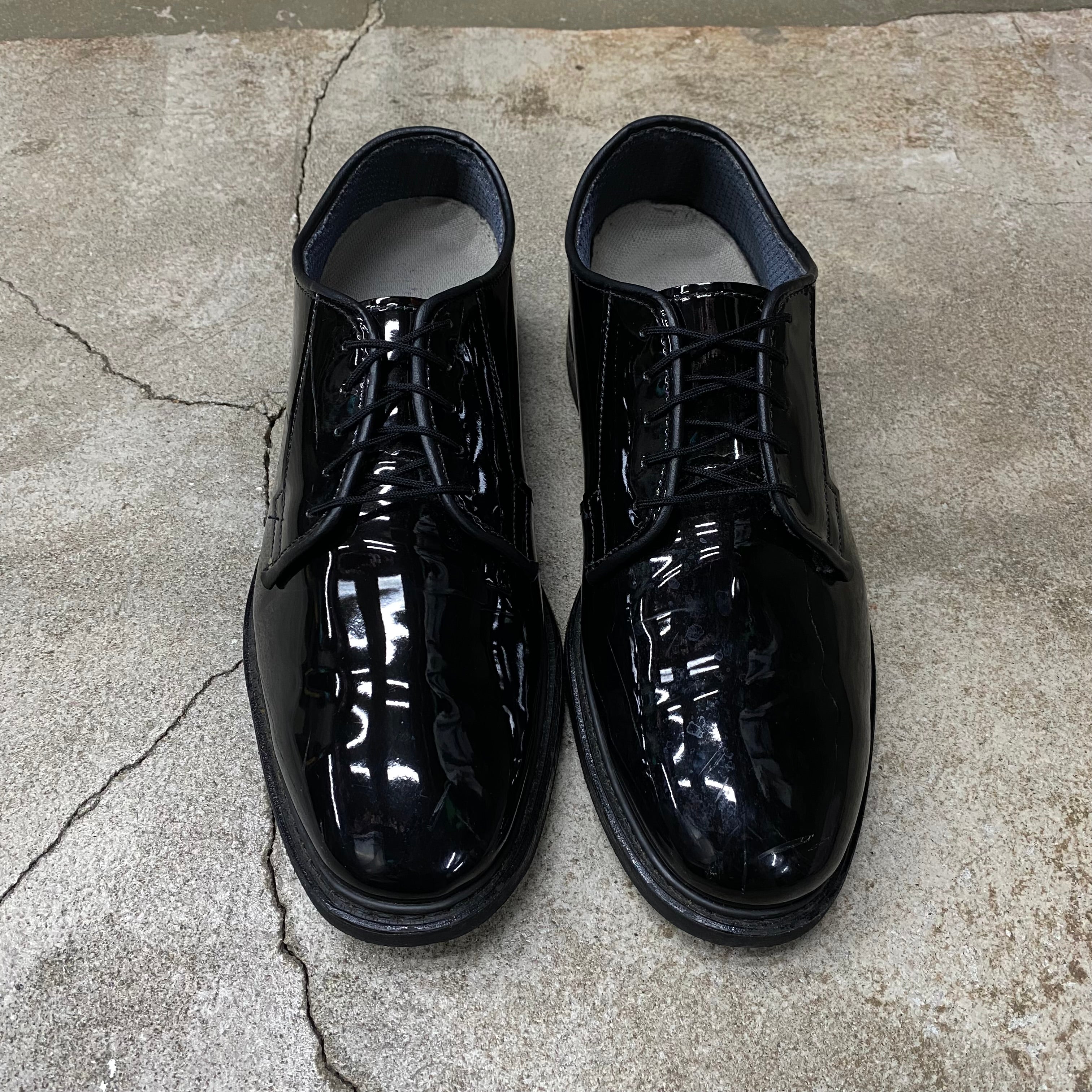 [ ONLY ONE ! ] CAPPS ENAMEL SERVICE SHOES / U.S.MILITARY