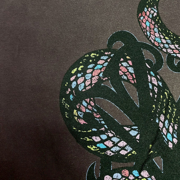 KAMIYA “ KMY SNAKE “   Distressed L/S POCKET TEE / KAMIYA