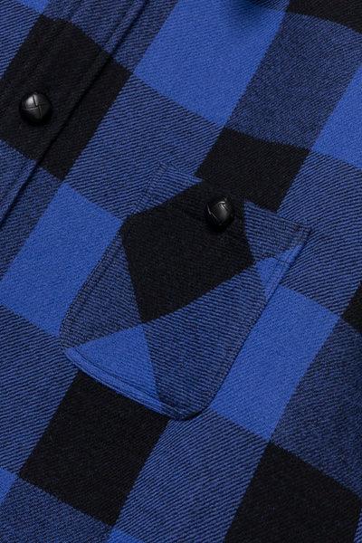Wool work shirt (Blue/Black)
  / THE GEEKS