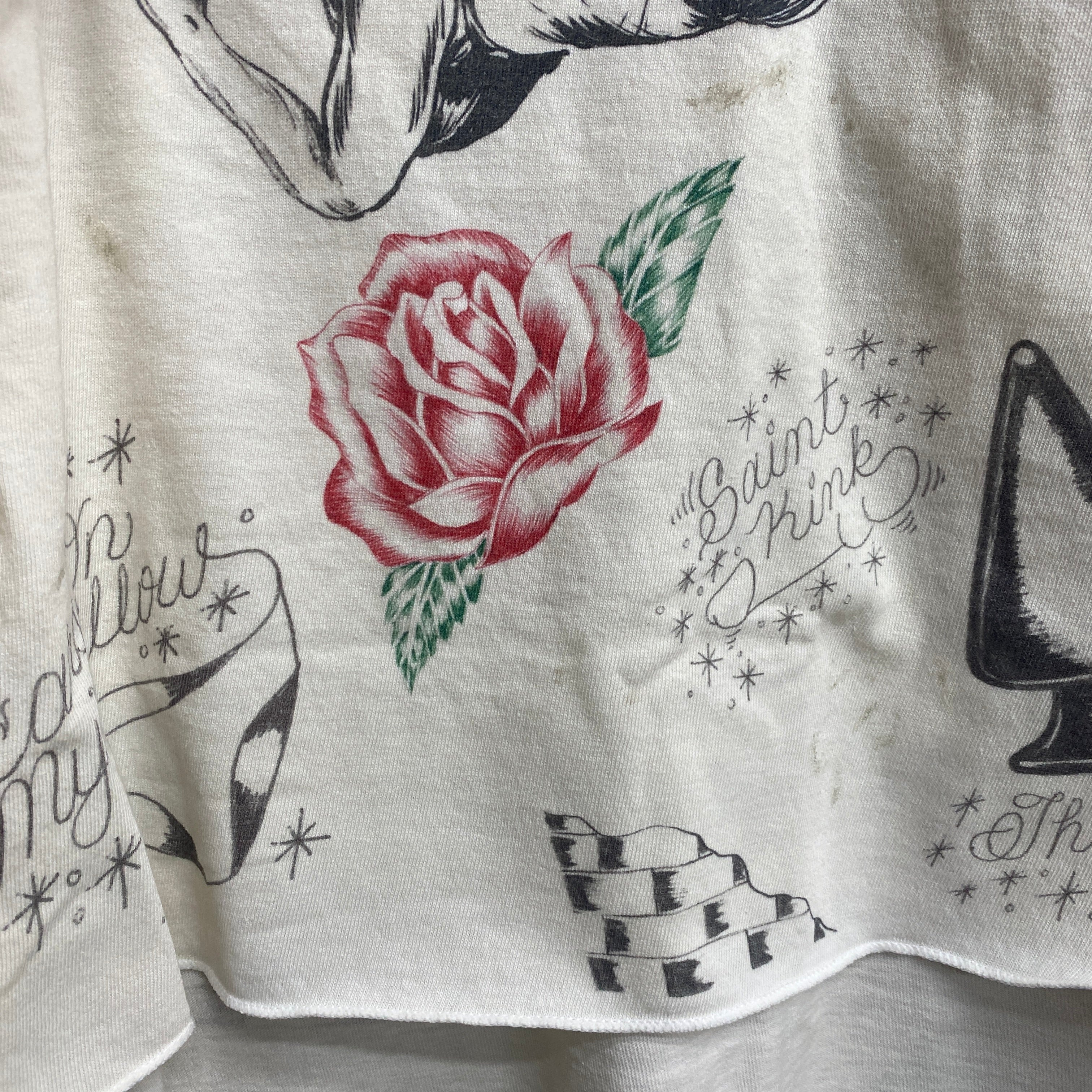 ［ FINAL ONE ! ］SAINT Mxxxxxx × Alexis Ross LONG SLEEVE SHIRTS ' DRAWING ' - COLLABORATION - / Saint Michae