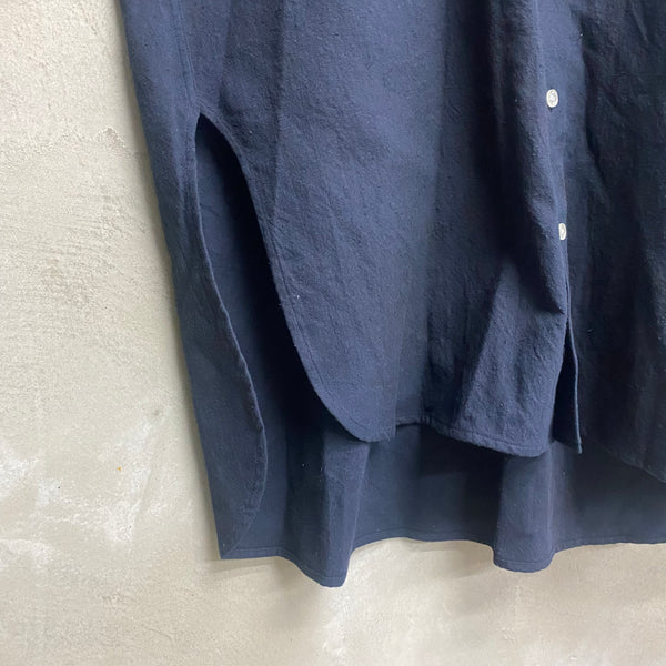 KAMIYA  Ash Fade Drawstring Cuff Shirt / KAMIYA