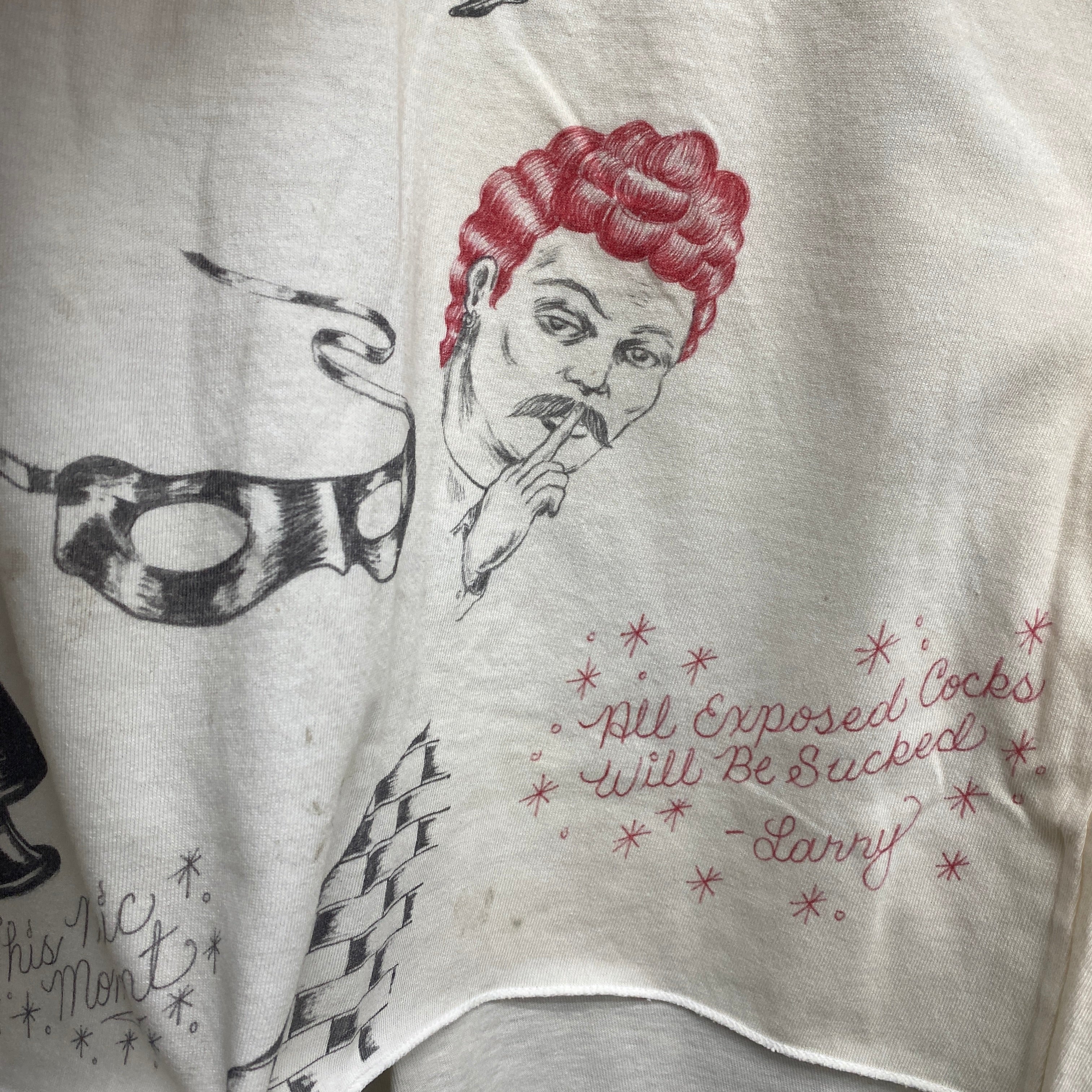 ［ FINAL ONE ! ］SAINT Mxxxxxx × Alexis Ross LONG SLEEVE SHIRTS ' DRAWING ' - COLLABORATION - / Saint Michae