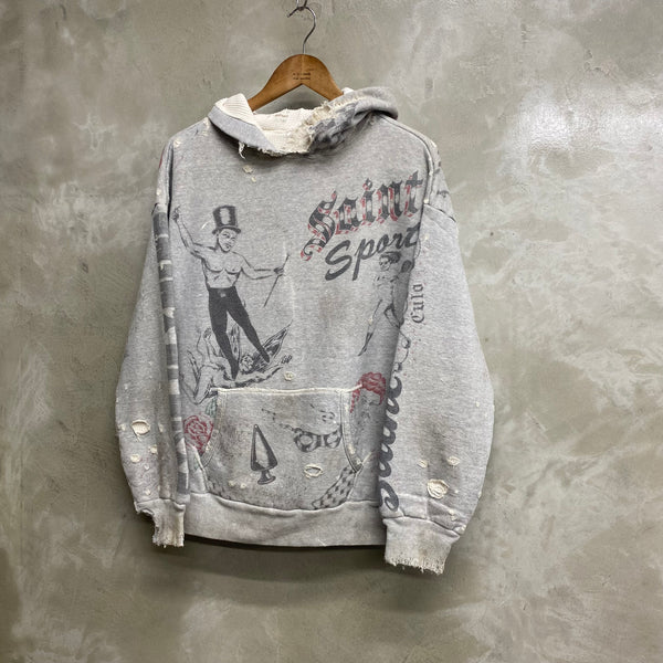 SAINT Mxxxxxx × Alexis Ross HOODIE ' DRAWING ' - COLLABORATION - / Saint Michael