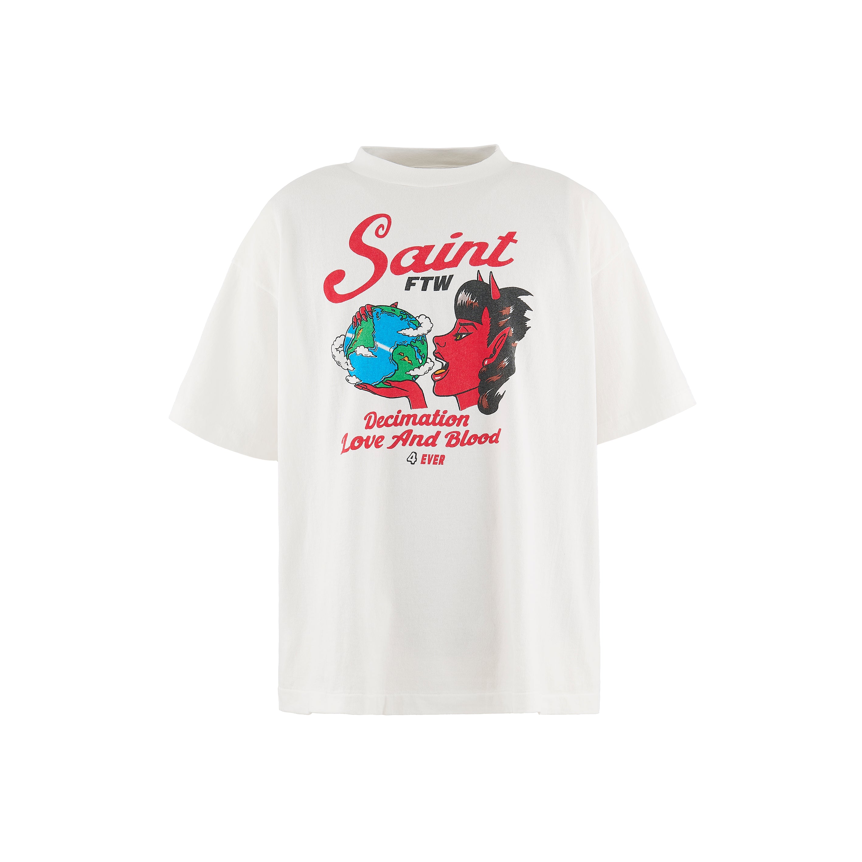 SAINT Mxxxxxx SHORT SLEEVE T-SHIRT ' SAINT DEVIL ' / Saint Michael