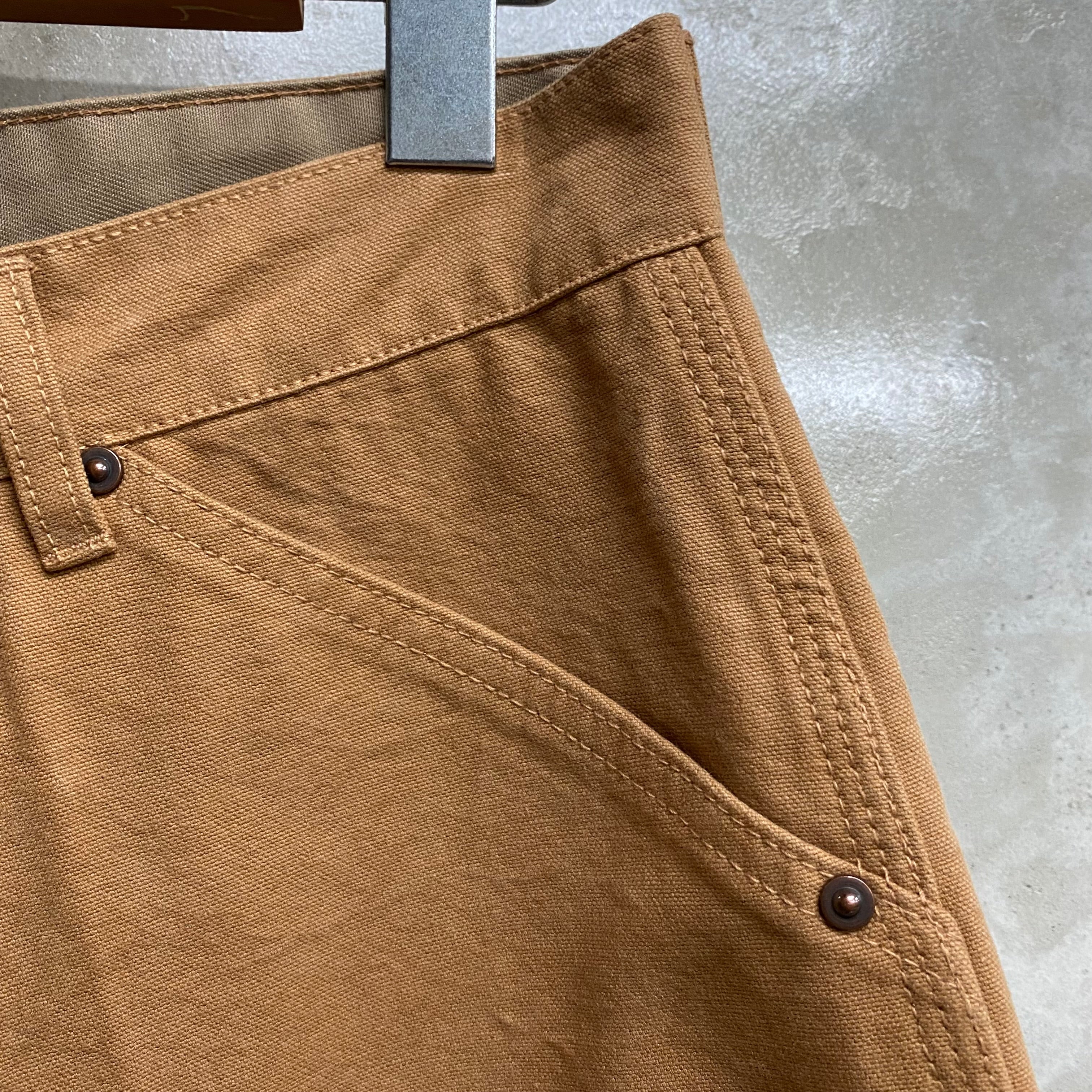 DUCK CANVAS DOUBLE KNEE CROPPED PANTS  / LOCALS ONLY