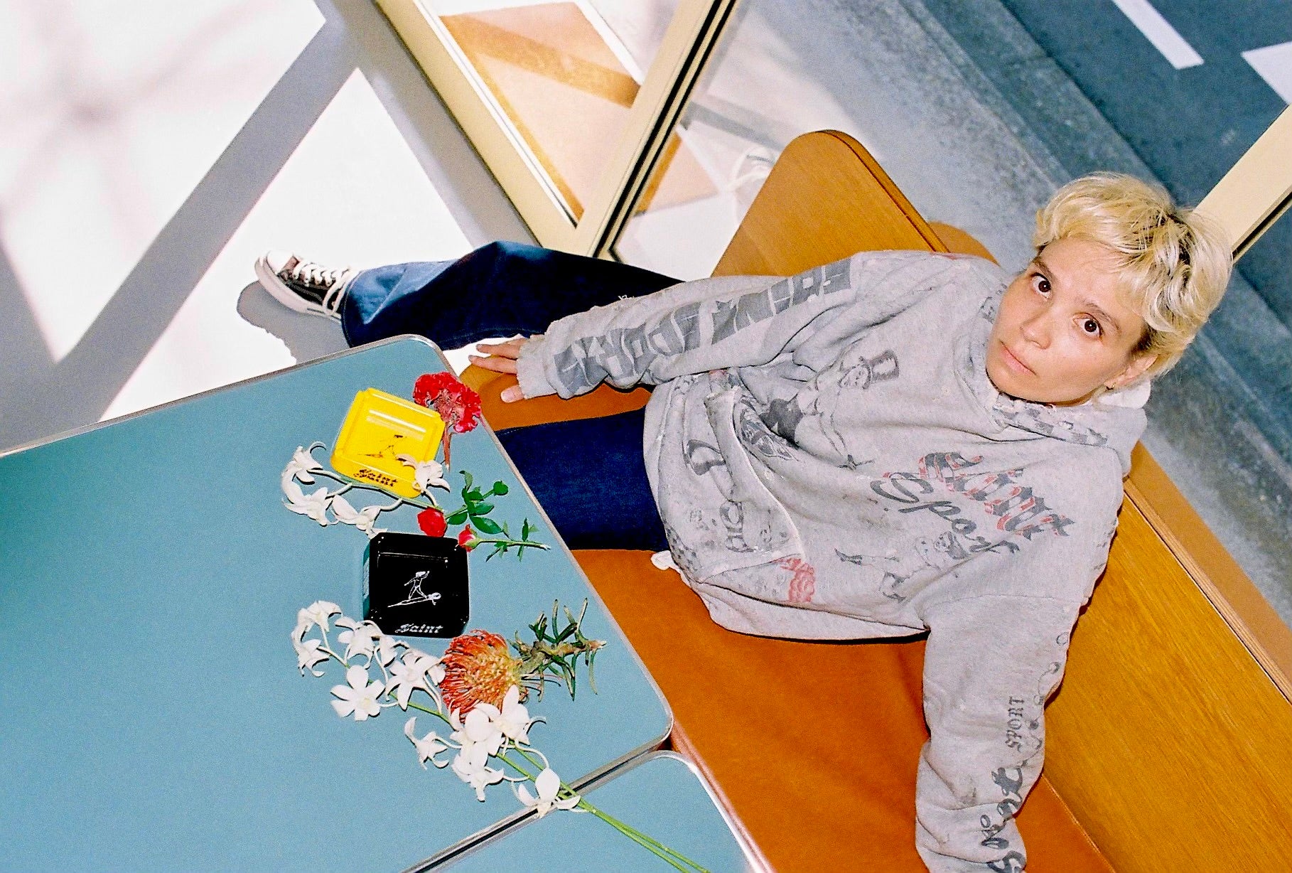 SAINT Mxxxxxx × Alexis Ross ASHTRAY  ' DRAWING ' - COLLABORATION - / Saint Michael