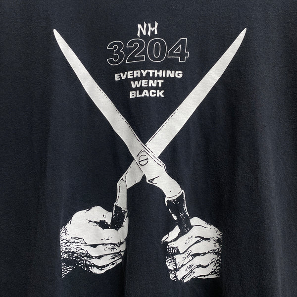 [ USED ] USED NEIGHBORHOOD SHORT SLEEVE SHIRT “ EVERYTHING WENT BLACK “  / USED STREET