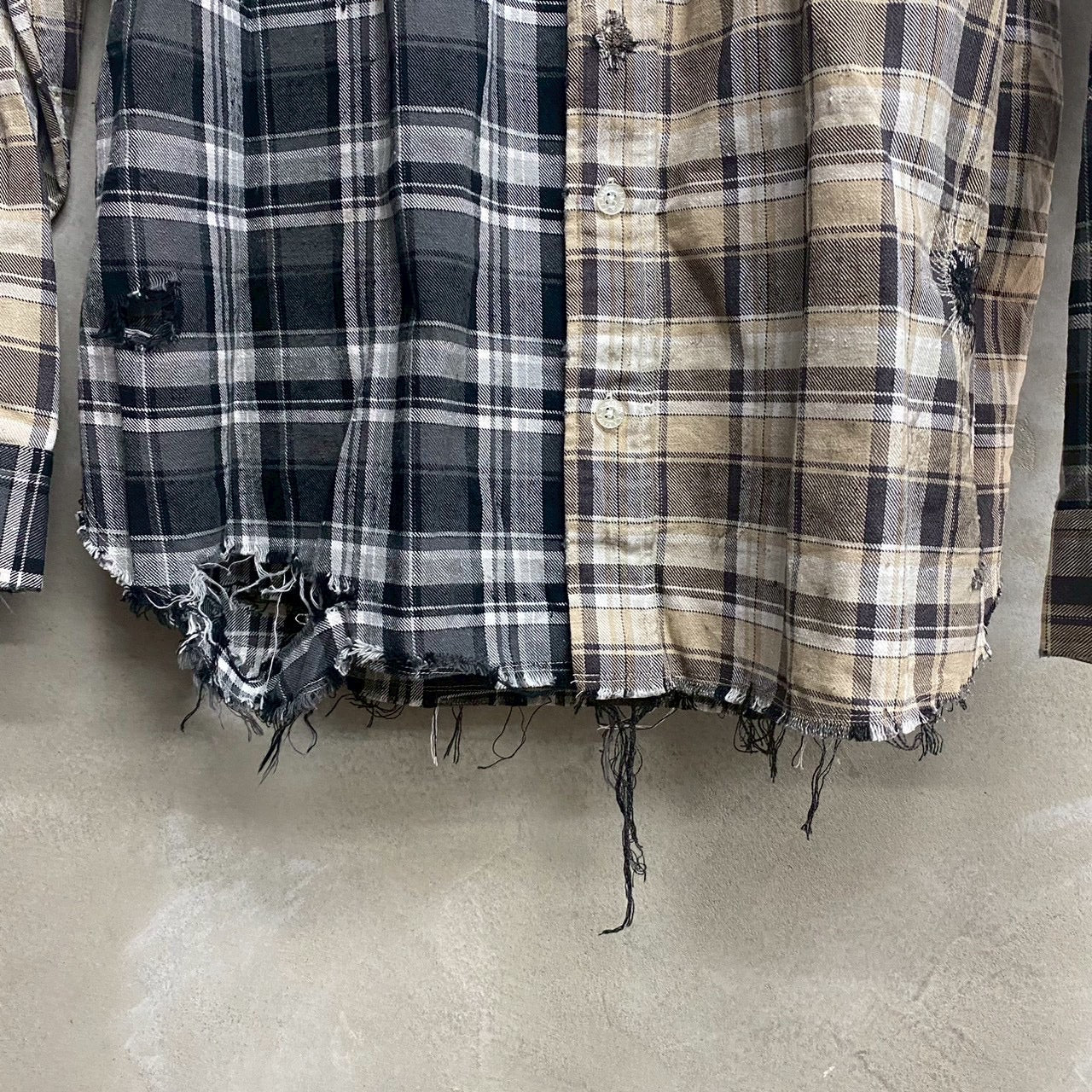 ［ FINAL ONE ! ］KAMIYA  Crazy Pattern Check Shirt / KAMIYA