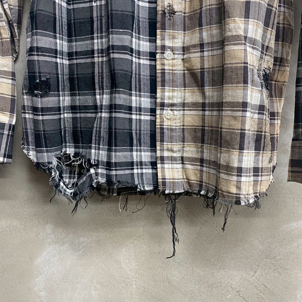 KAMIYA  Crazy Pattern Check Shirt / KAMIYA