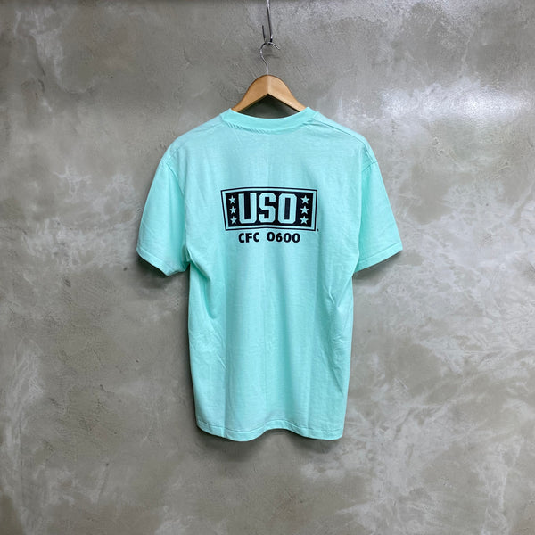 [ ONLY ONE ! ] USO & DOD OVERSEAS TOURS SHORT SLEEVE T-SHIRT / Mr.Clean Select
