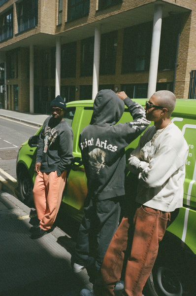 SAINT MICHAEL x Aries SWEAT PANTS ' ST ARIES ' -COLLABORATION-/ Saint Michael