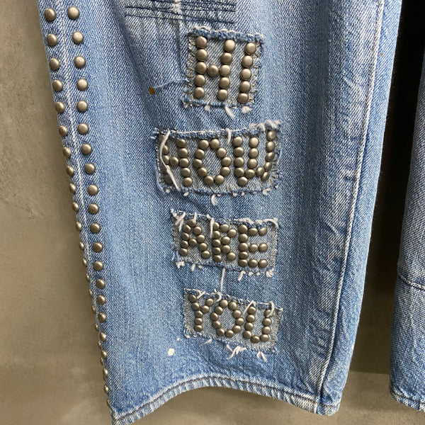 [ ONLY ONE ! ] FAMOUSZ 1890-501 LEVIES VINTAGE CLOTHING CUSTOM DENIM  / FAMOUZ