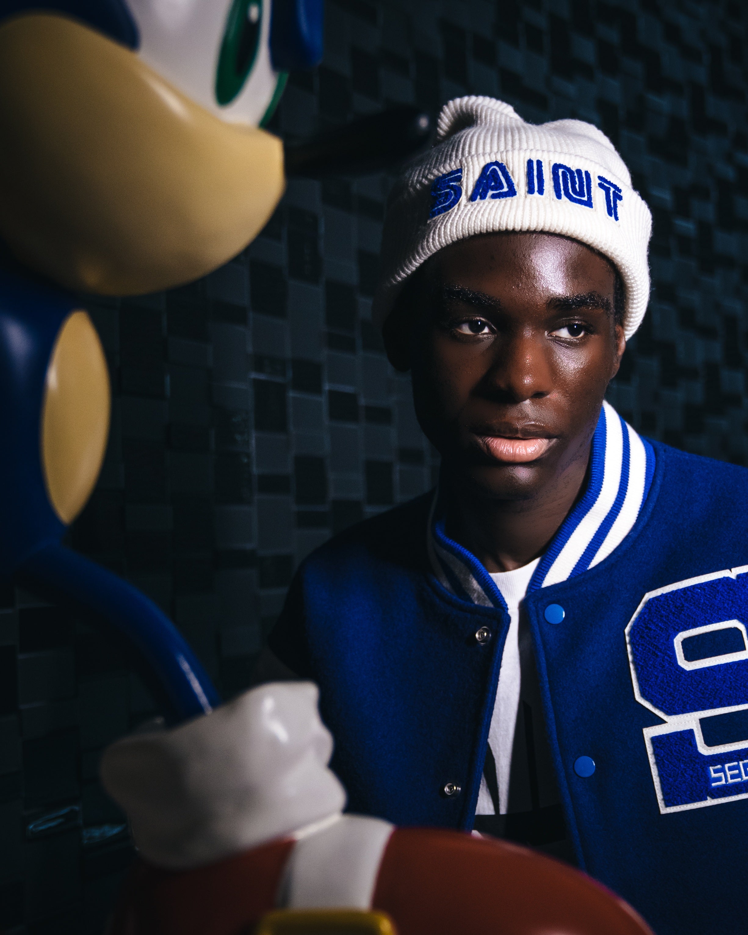 SAINT Mxxxxxx × SEGA KNIT CAP  ' SAINT SEGA ' - COLLABORATION - / Saint Michael