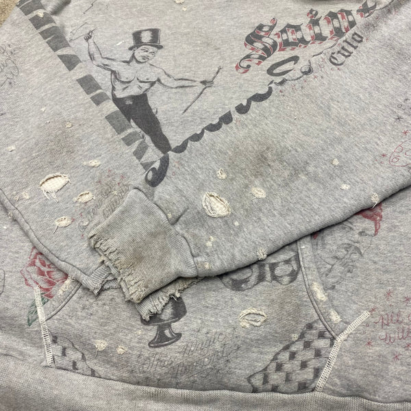 SAINT Mxxxxxx × Alexis Ross HOODIE ' DRAWING ' - COLLABORATION - / Saint Michael