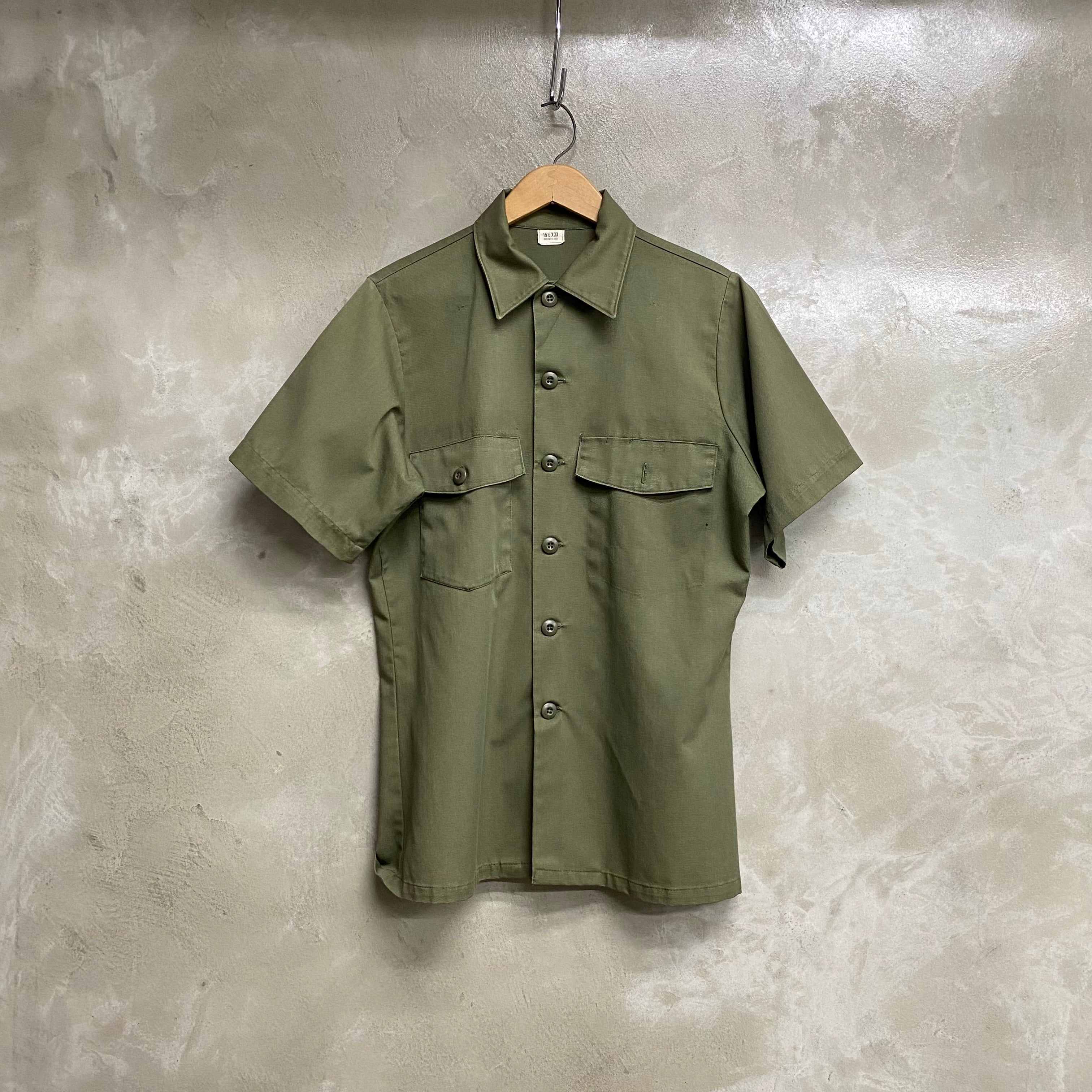 [ ONLY ONE ! ] US ARMED FORCES UTILITY SHORT SLEEVE SHIRT / US MILITARY