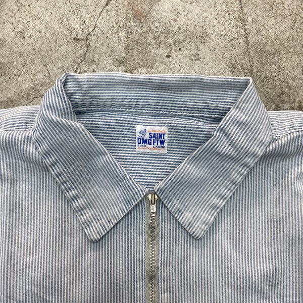 SAINT Mxxxxxx HICKORY LONG SLEEVE SHIRT ‘ STRIPE ’ / Saint Michael
