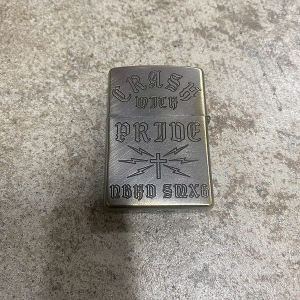 SAINT Mxxxxxx × NEIGHBORHOOD STHD . AGED ZIPPO LIGHTER / Saint Michael