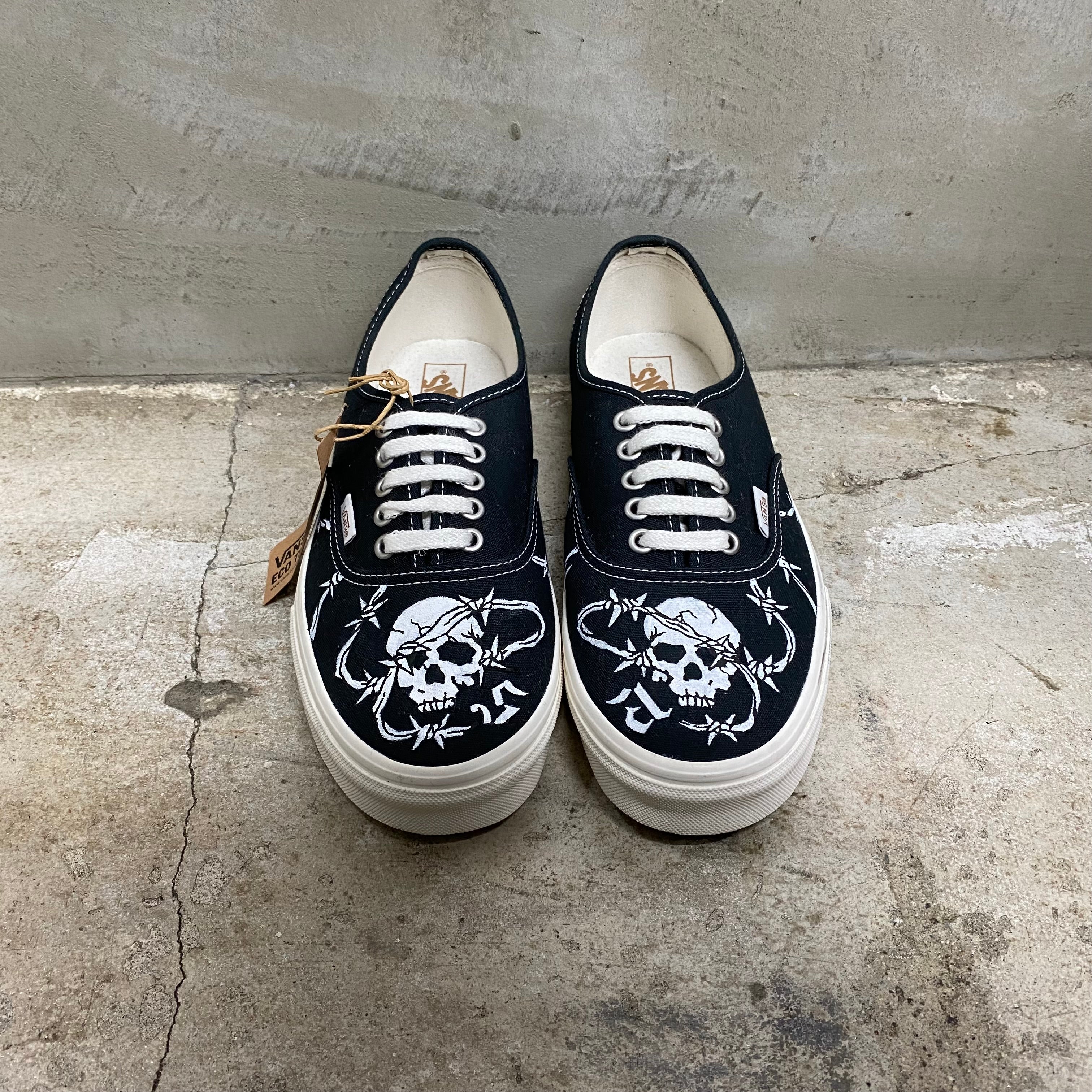 DRAWING AUTHENTIC Eco Theory ‘ SKULL ‘  /- SOF × VANS × ANEX-