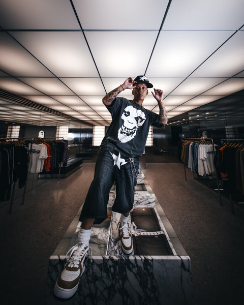 SAINT Mxxxxxx x A BATHING APE  SHORT SLEEVE T-SHIRTS ' ALWAYS LOVE ' -COLLABORATION-/ Saint Michael