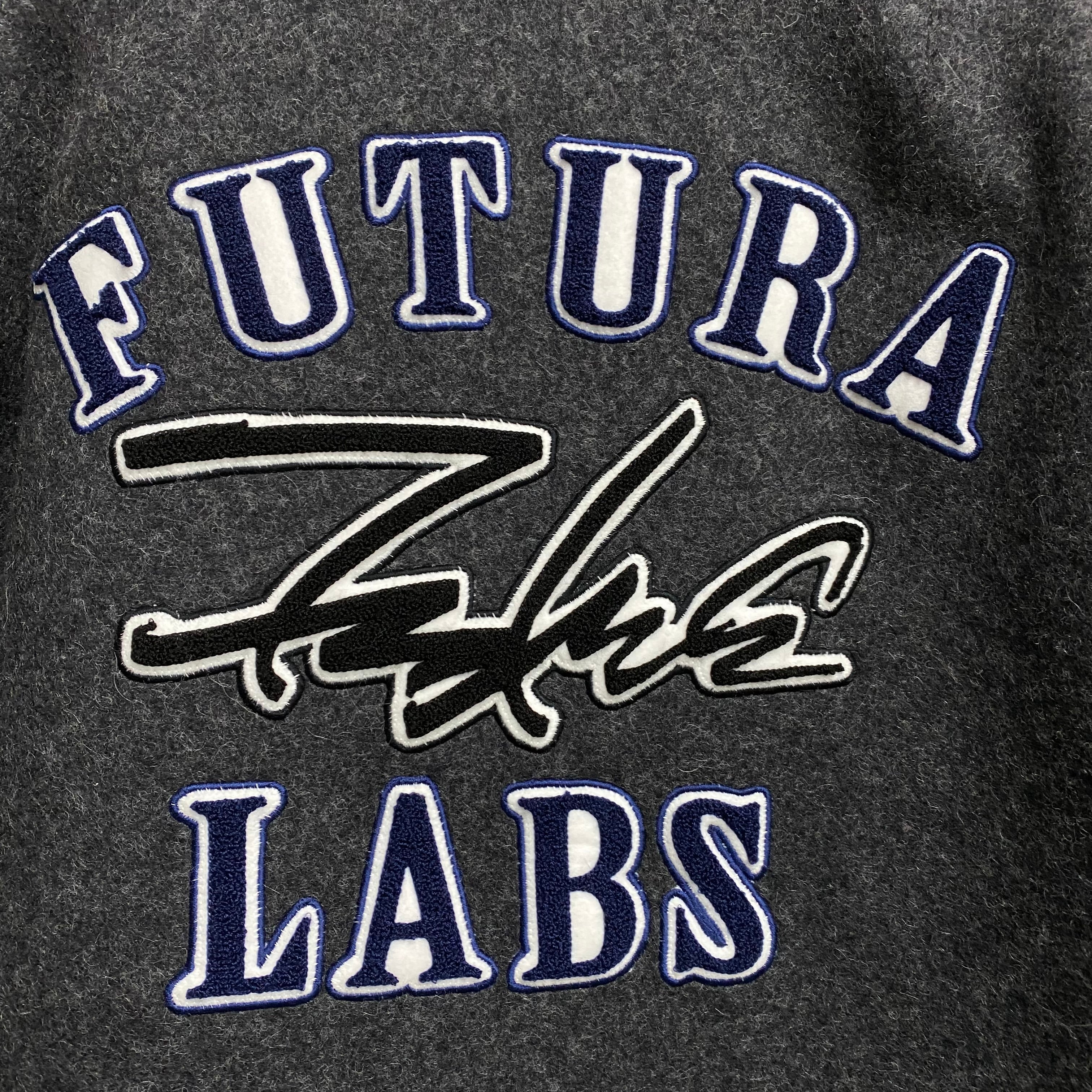 [ USED ] FUTURA LABORATORIES WOOL LETHER JACKET  / ARCHIVE BRAND