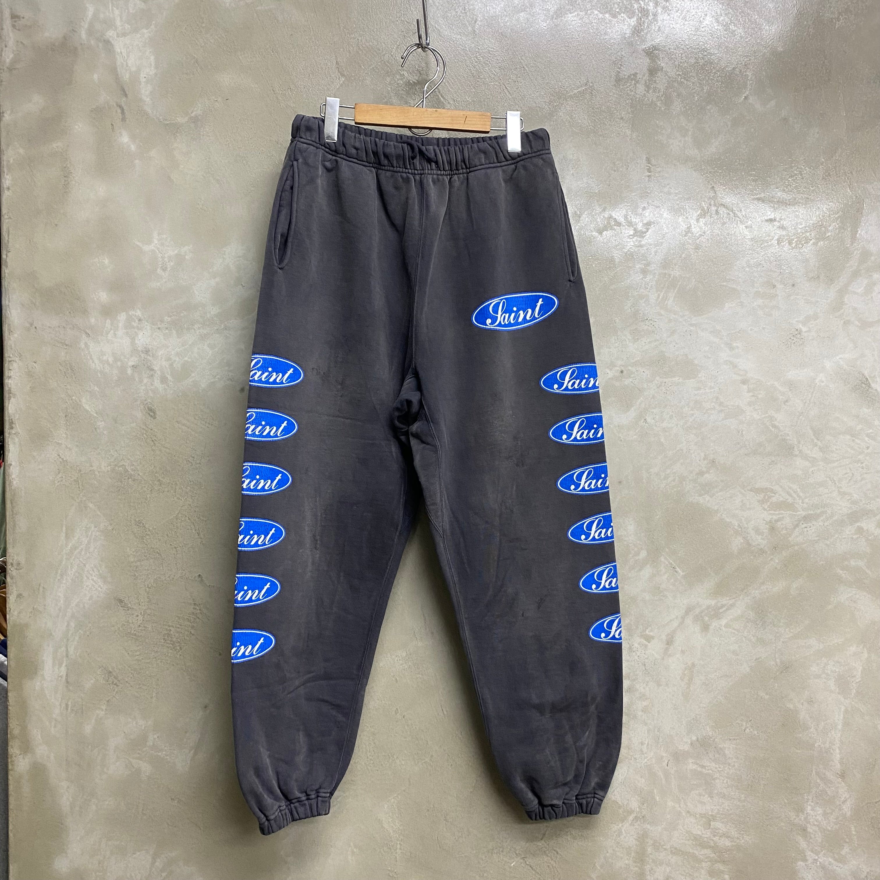 SAINT Mxxxxxx SWEAT PANTS “ LOVE AMONG “ / Saint Michael