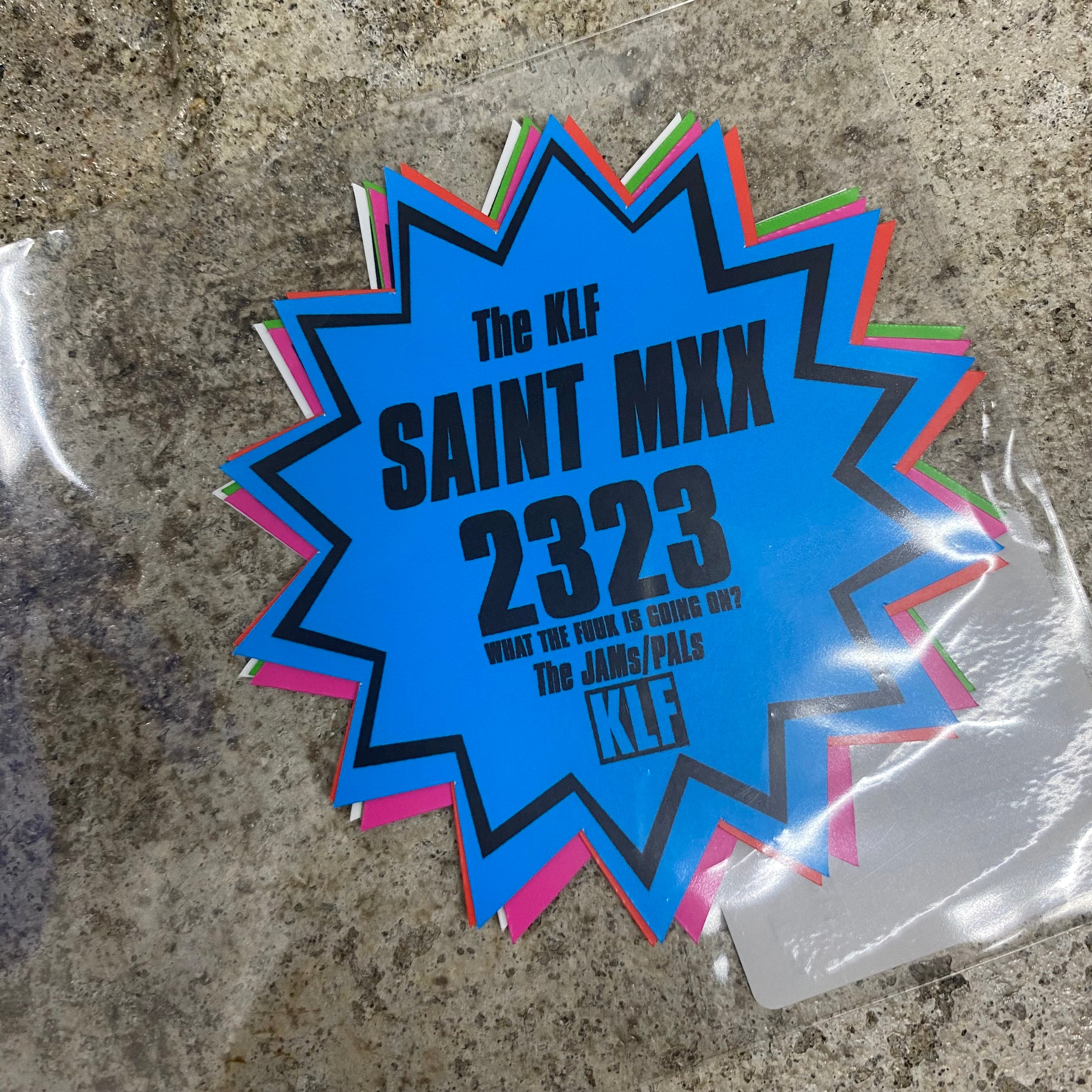 [ FINAL ONE ! ] SAINT Mxxxxxx × The KLF STICKER SET " KLF " / Saint Michael
