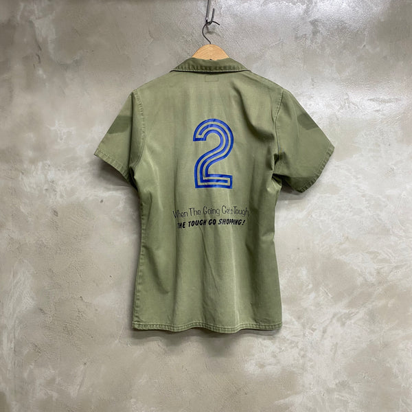 [ ONLY ONE ! ] US ARMED FORCES CUSTOM UTILITY SHORT SLEEVE SHIRT / US MILITARY
