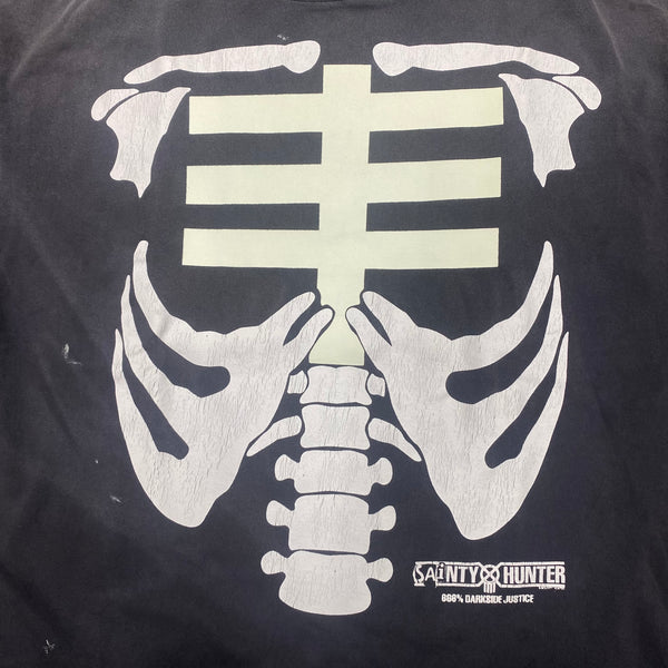 SAINT Mxxxxxx x BOUNTY HUNTER  LONG SLEEVE T-SHIRTS ' BONE ' -COLLABORATION-/ Saint Michael