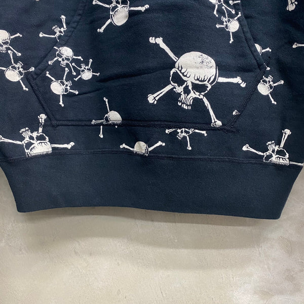 ［ FINAL ONE ! ］SAINT MICHAEL x SHERMER HOODIE ' SKULL' -COLLABORATION-/ Saint Michael