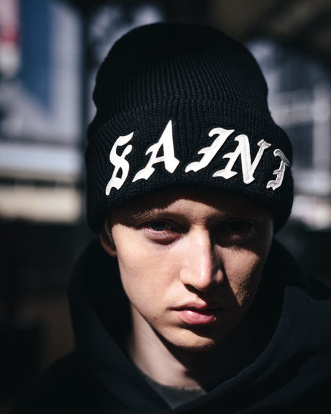 SAINT Mxxxxxx KNIT CAP ' SAINT ' / Saint Michael