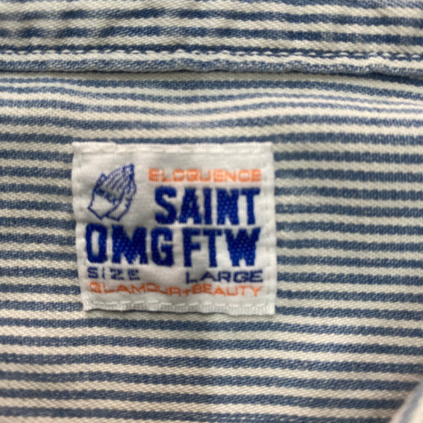 SAINT Mxxxxxx HICKORY LONG SLEEVE SHIRT ‘ STRIPE ’ / Saint Michael