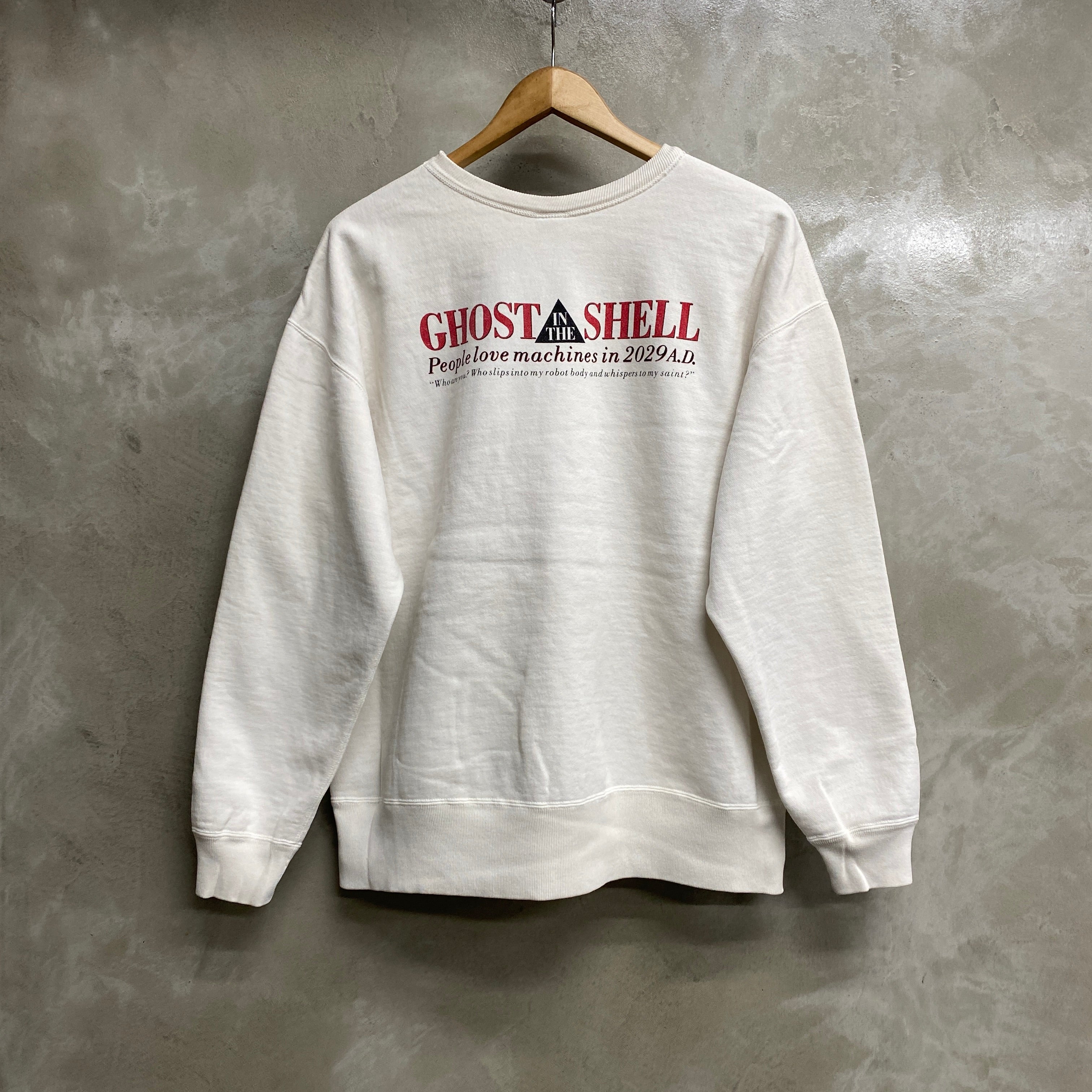 SAINT Mxxxxxx x GHOST IN THE SHELL CREW NECK SWEAT SHIRTS ' GST IN THE S ' -COLLABORATION-/ Saint Michael