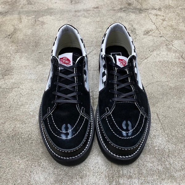 CUSTOM SK8-LOW ' CHECKERBOARD '  -RECOUTURE × VANS × ANEX-