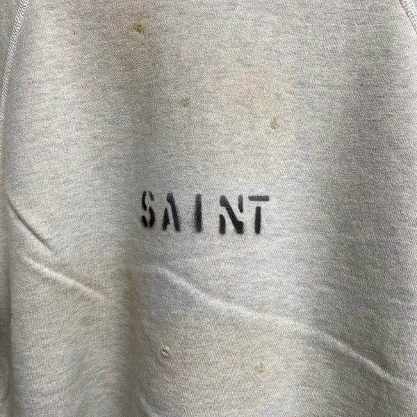 SAINT MICHAEL × Noritake Kinashi RAGLAN CREW NECK SWEAT ' NORIDA- '  -COLLABORATION- / Saint Michael