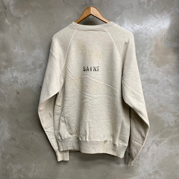 SAINT MICHAEL × Noritake Kinashi RAGLAN CREW NECK SWEAT ' NORIDA- '  -COLLABORATION- / Saint Michael