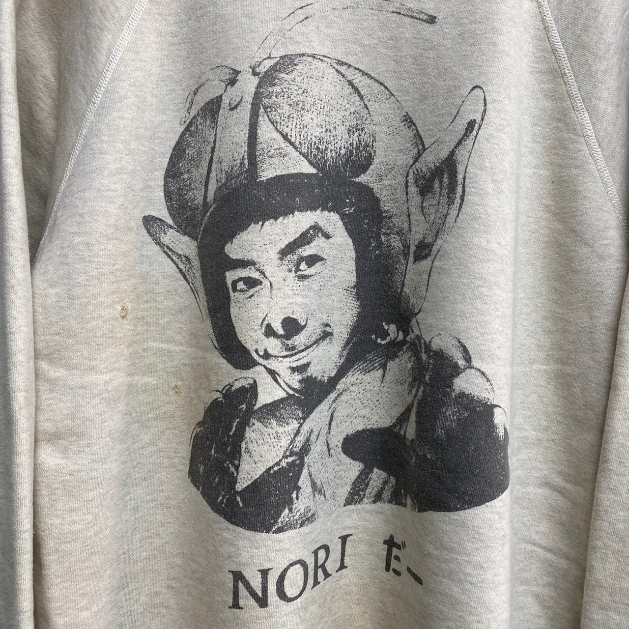 SAINT MICHAEL × Noritake Kinashi RAGLAN CREW NECK SWEAT ' NORIDA- '  -COLLABORATION- / Saint Michael