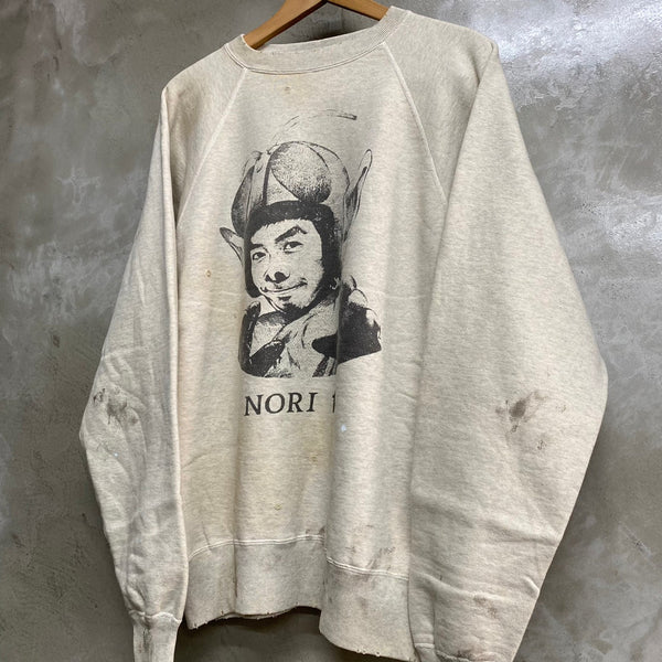 SAINT MICHAEL × Noritake Kinashi RAGLAN CREW NECK SWEAT ' NORIDA- '  -COLLABORATION- / Saint Michael